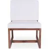 Chaise longue en bois - Chaise design style Boho Bali - Glan image 7