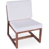 Chaise longue en bois - Chaise design style Boho Bali - Glan image 7