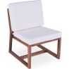Chaise longue en bois - Chaise design style Boho Bali - Glan image 7