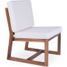 Chaise longue en bois - Chaise design style Boho Bali - Glan image 7