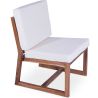 Chaise longue en bois - Chaise design style Boho Bali - Glan image 7