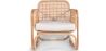 Chaise longue en rotin - Chaise design - Boho Bali - Qawa image 7