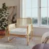 Chaise longue en rotin - Chaise design - Boho Bali - Qawa image 7