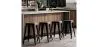 Tabouret de bar - Design industriel - Acier mat - 60cm - Nouvelle édition - Stylix image 7