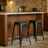 Tabouret de bar - Design industriel - Acier mat - 60cm - Nouvelle édition - Stylix image 7