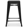 Tabouret de bar - Design industriel - Acier mat - 60cm - Nouvelle édition - Stylix image 7