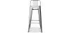 Tabouret de bar avec dossier - Design industriel - 76cm - Nouvelle édition - Stylix image 7