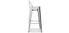 Tabouret de bar avec dossier - Design industriel - 76cm - Nouvelle édition - Stylix image 7