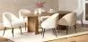 Fauteuil Design - En Bouclette Fausse Fourrure Tapissée - Boucles Blanches - Wasda image 7