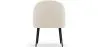 Fauteuil Design - En Bouclette Fausse Fourrure Tapissée - Boucles Blanches - Wasda image 7