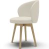Fauteuil En Bouclette Fausse Fourrure Tapissée - Boucles Blanches - Yuna image 7