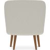 Fauteuil avec Accoudoirs En Bouclette Fausse Fourrure Tapissée - Boucles Blanches- Wesna image 7
