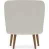 Fauteuil avec Accoudoirs En Bouclette Fausse Fourrure Tapissée - Boucles Blanches- Wesna image 7