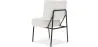Fauteuil En Bouclette Fausse Fourrure Tapissée - Boucles Blanches - Jerna image 7