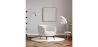 Fauteuil avec Accoudoirs En Bouclette Fausse Fourrure Tapissée - Boucles Blanches - Nuba image 7