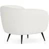 Fauteuil avec Accoudoirs En Bouclette Fausse Fourrure Tapissée - Boucles Blanches - Nuba image 7