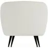 Fauteuil avec Accoudoirs En Bouclette Fausse Fourrure Tapissée - Boucles Blanches - Nuba image 7