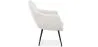 Fauteuil avec Accoudoirs -En Bouclette Fausse Fourrure Tapissée - Boucles Blanches- Eila image 7
