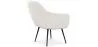 Fauteuil avec Accoudoirs -En Bouclette Fausse Fourrure Tapissée - Boucles Blanches- Eila image 7