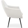 Fauteuil avec Accoudoirs -En Bouclette Fausse Fourrure Tapissée - Boucles Blanches- Eila image 7
