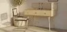 Bureau style Cannage Design en bois naturel - Oka image 7