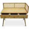 Bureau style Cannage Design en bois naturel - Oka image 7