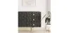Buffet noir vintage en bois massif et métal - Huisu image 7