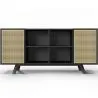 Buffet en Bois Naturel - Stile Vintage - Noir - Edan image 7