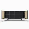 Buffet en Bois Naturel - Stile Vintage - Noir - Edan image 7