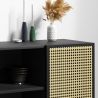 Buffet en Bois Naturel - Stile Vintage - Noir - Edan image 7