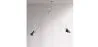 Lampe de plafond à bras articulés - Lampe suspendue - 2 bras - Pats image 7