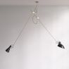 Lampe de plafond à bras articulés - Lampe suspendue - 2 bras - Pats image 7