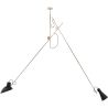 Lampe de plafond à bras articulés - Lampe suspendue - 2 bras - Pats image 7