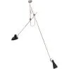 Lampe de plafond à bras articulés - Lampe suspendue - 2 bras - Pats image 7