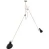 Lampe de plafond à bras articulés - Lampe suspendue - 2 bras - Pats image 7