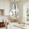 Lampe de plafond en verre - Suspension design - Vera image 7