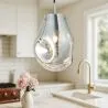 Lampe de plafond en verre - Suspension design - Vera image 7