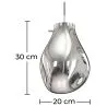 Lampe de plafond en verre - Suspension design - Vera image 7
