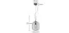 Lampe de plafond en cristal - Lampe suspendue design - Grau image 7