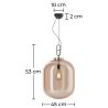 Lustre de plafond en cristal - Suspension - Grand - Grau image 7