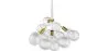 Lustre de plafond en boules de verre - Suspension design - 12 globes - Glaub image 7