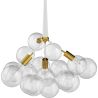 Lustre de plafond en boules de verre - Suspension design - 12 globes - Glaub image 7