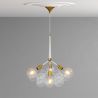 Lustre de plafond en boules de verre - Suspension design - 12 globes - Glaub image 7