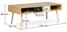  Table basse en bois - Design scandinave - Miua image 7