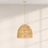 Lampe de Plafond en Rotin - Lampe Suspendue stile Boho Bali - 60cm - Hoa image 7