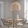Lampe de Plafond en Rotin - Lampe Suspendue stile Boho Bali - 60cm - Hoa image 7