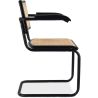 Chaise de salle à manger avec accoudoirs - Vintage - Bois et rotin - Bastral image 7