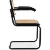 Chaise de salle à manger avec accoudoirs - Vintage - Bois et rotin - Bastral image 7