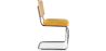 Chaise de salle à manger - tapissée de velours - Bois et rotin - Martha image 7