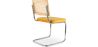 Chaise de salle à manger - tapissée de velours - Bois et rotin - Martha image 7